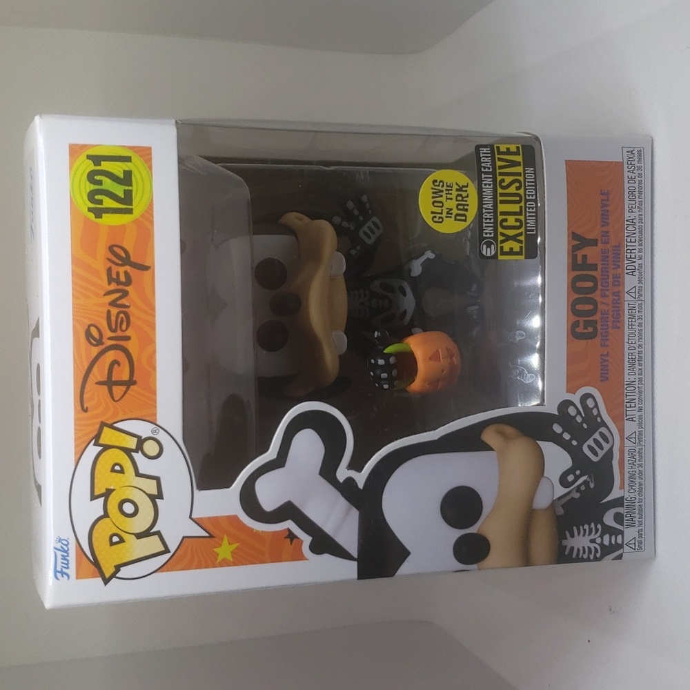 Funko Pop Disney Goofy Glow in the Dark 1221 EE New